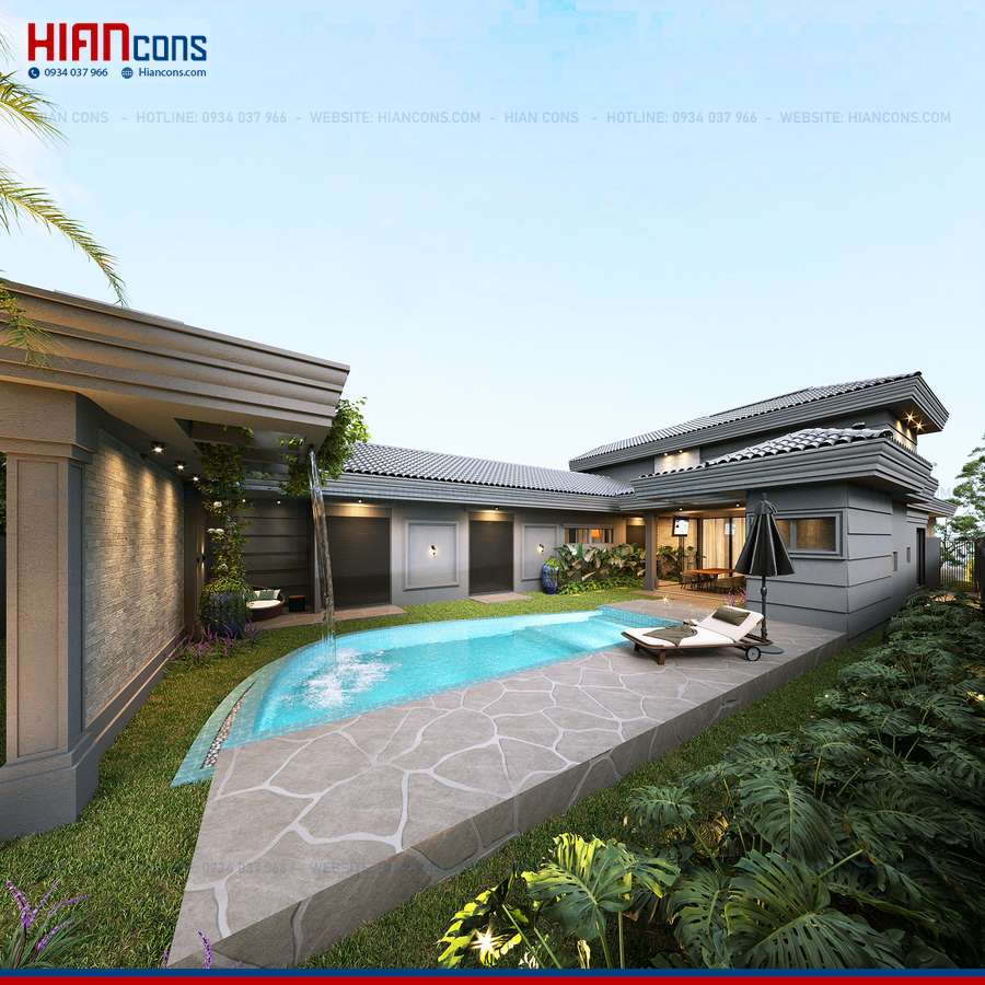 Đơn Vị Thi Công Biệt Thự Mái Thái