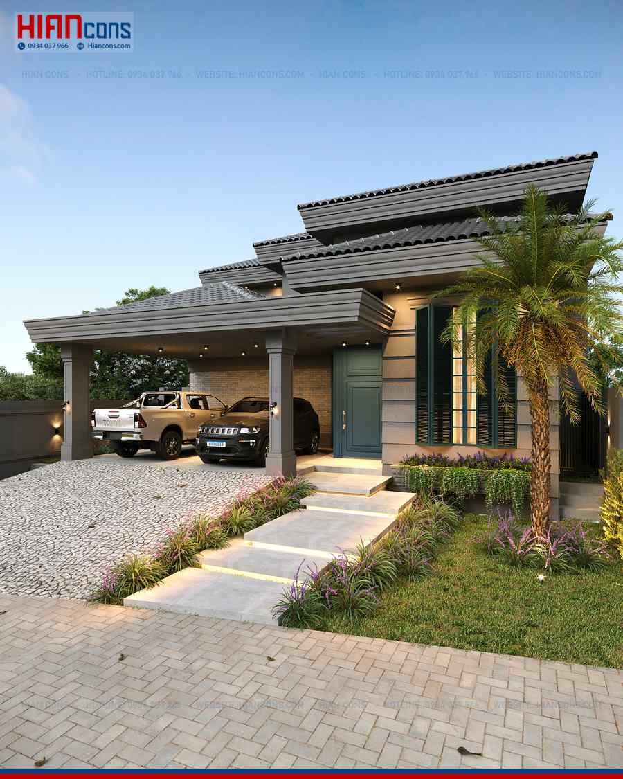 Đơn Vị Thi Công Biệt Thự Mái Thái
