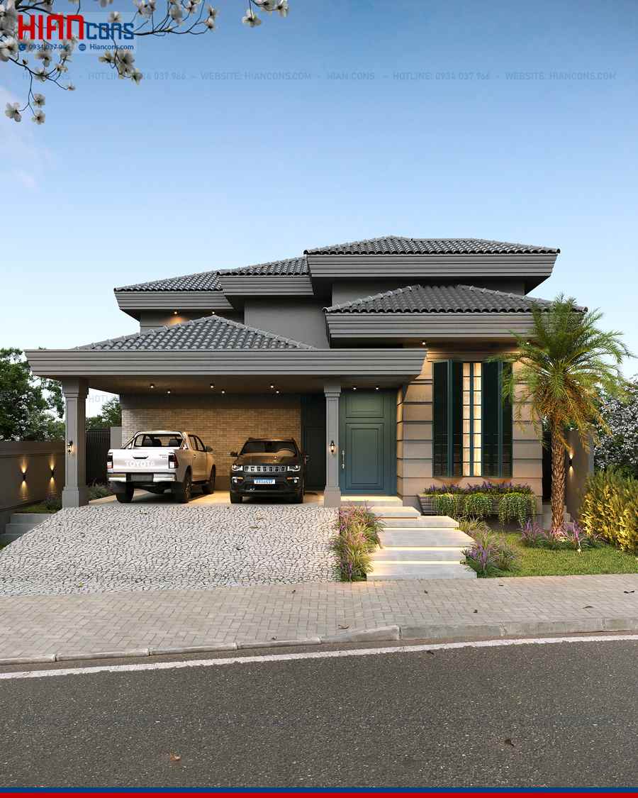 Đơn Vị Thi Công Biệt Thự Mái Thái