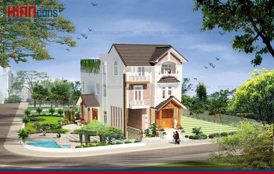 Đơn Vị Thi Công Biệt Thự Mái Thái