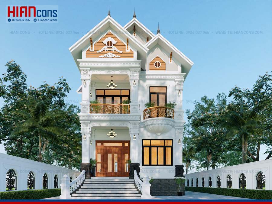 Làm Biệt Thự Mái Thái Trọn Gói