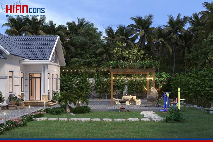 Biệt Thự Mái Thái Hiện Đại