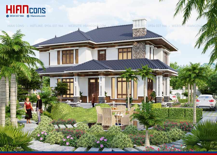 Biệt Thự Mái Thái Nhà Vườn