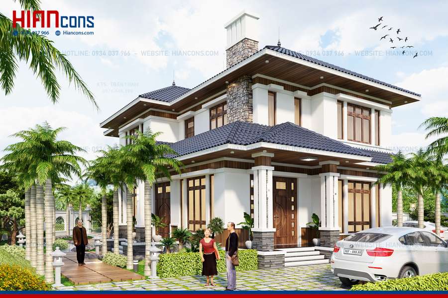 Biệt Thự Mái Thái Nhà Vườn