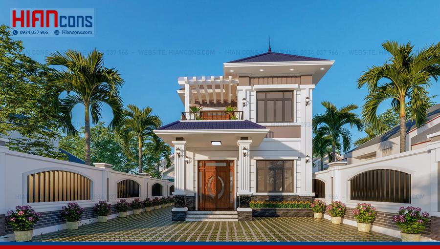 Biệt Thự Mái Thái 3 Tầng