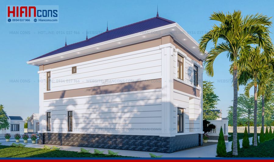 Biệt Thự Mái Thái 3 Tầng