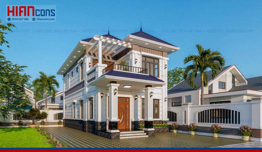 Biệt Thự Mái Thái 3 Tầng