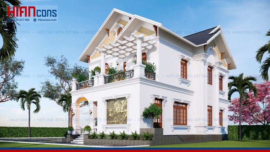 Biệt Thự Mái Thái 3 Tầng