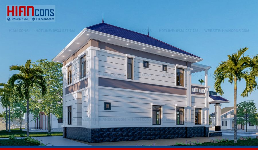 Biệt Thự Mái Thái 3 Tầng
