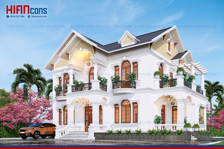 Biệt Thự Mái Thái 3 Tầng