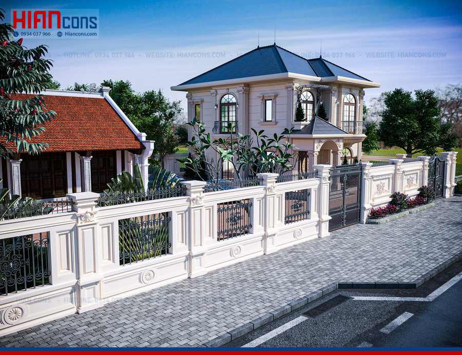 Thiết Kế Biệt Thự Mái Thái 1 Tầng