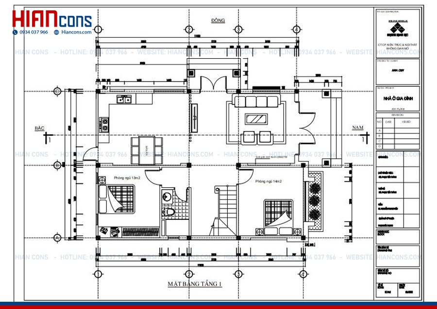 Thi Công Biệt Thự Mái Thái 2 Tầng