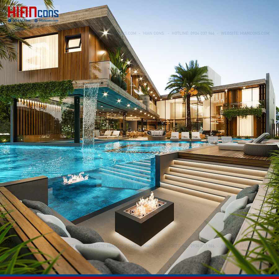 Thiết Kế Biệt Thự Nghỉ Dưỡng 200m2