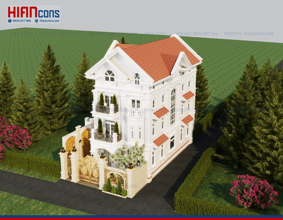 Thi Công Biệt Thự Tân Cổ Điển