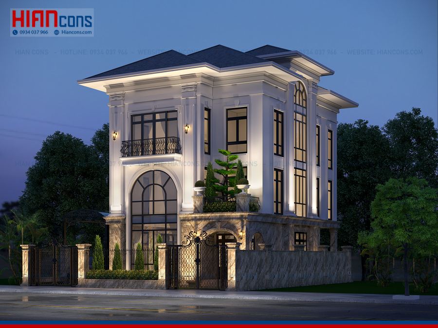 Mẫu Biệt Thự Tân Cổ Điển Đẹp