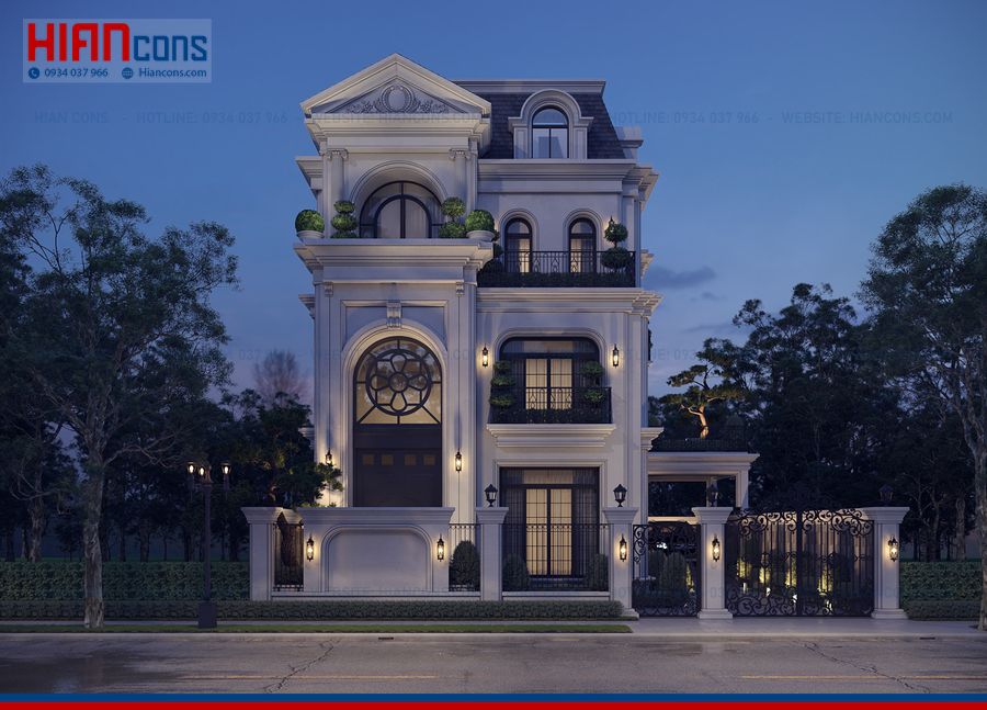 Thiết Kế Nhà Biệt Thự Tân Cổ Điển