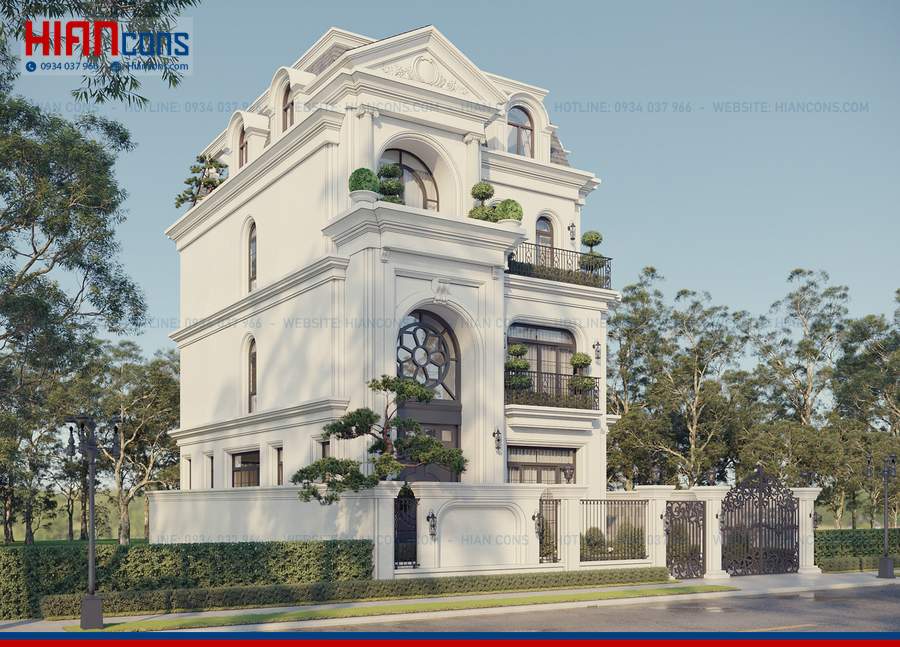 Thiết Kế Nhà Biệt Thự Tân Cổ Điển