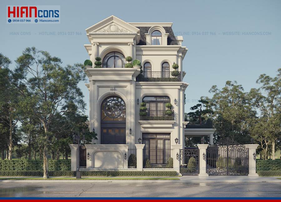 Thiết Kế Nhà Biệt Thự Tân Cổ Điển