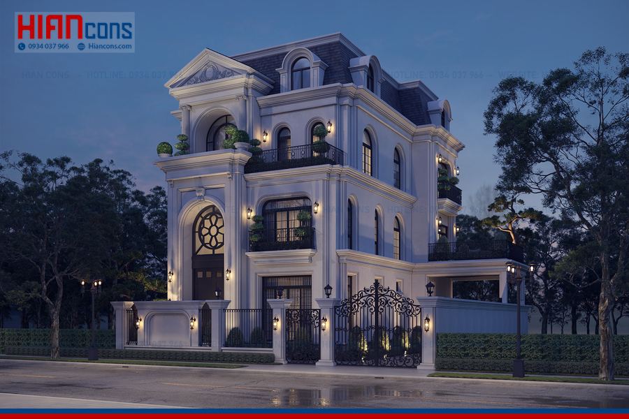 Thiết Kế Nhà Biệt Thự Tân Cổ Điển
