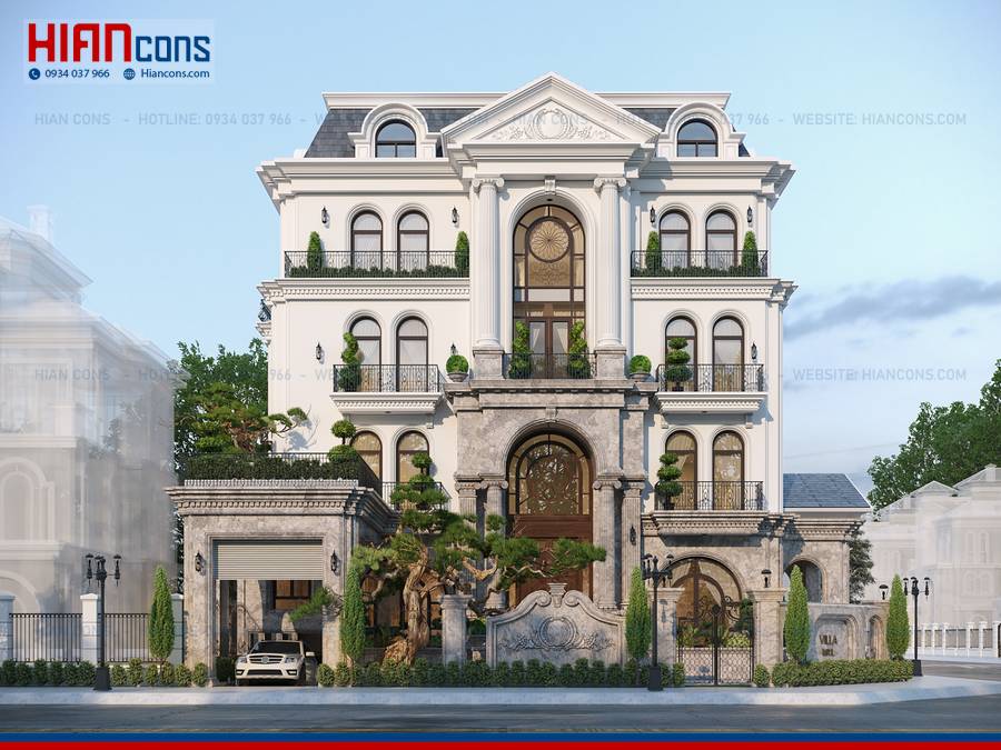 Thiết Kế Thi Công Biệt Thự Tân Cổ Điển