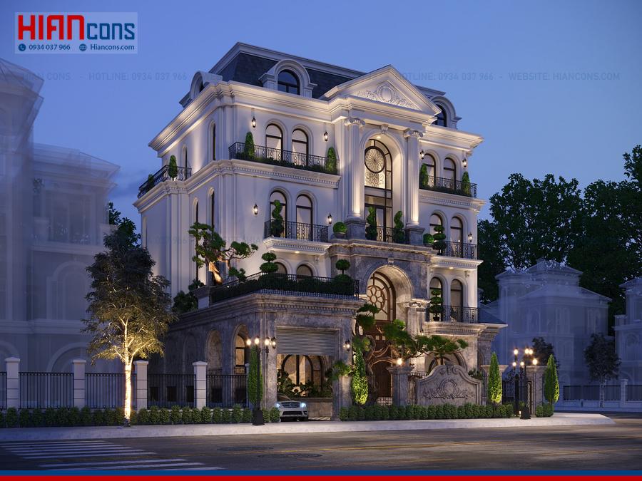 Thiết Kế Thi Công Biệt Thự Tân Cổ Điển