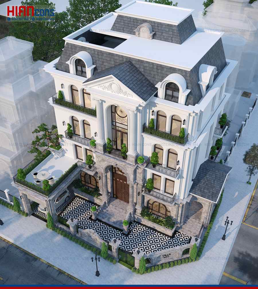 Thiết Kế Thi Công Biệt Thự Tân Cổ Điển