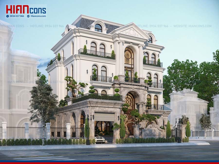 Thiết Kế Thi Công Biệt Thự Tân Cổ Điển