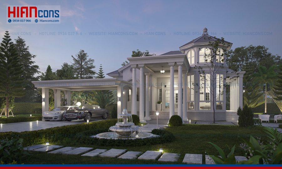 Đơn Vị Thi Công Biệt Thự Tân Cổ Điển