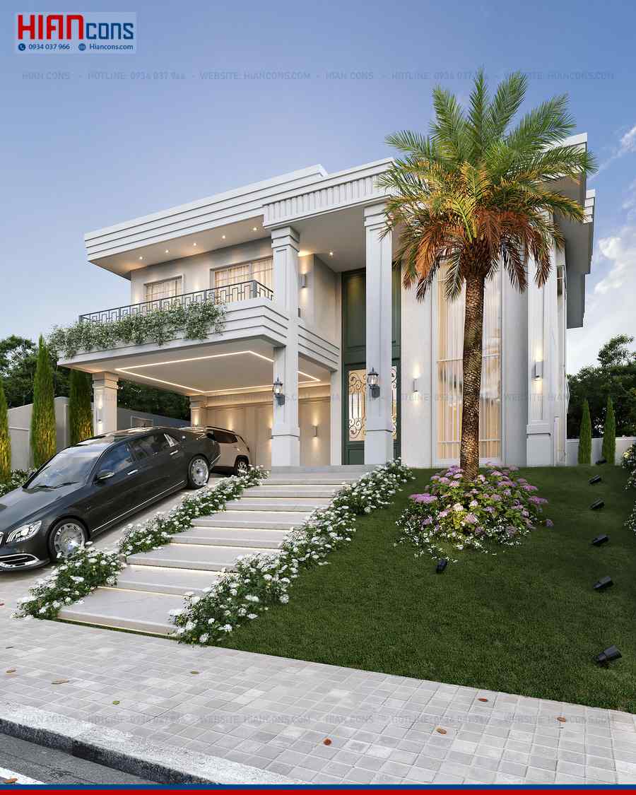 Thiết Kế Biệt Thự Tân Cổ Điển Đẹp
