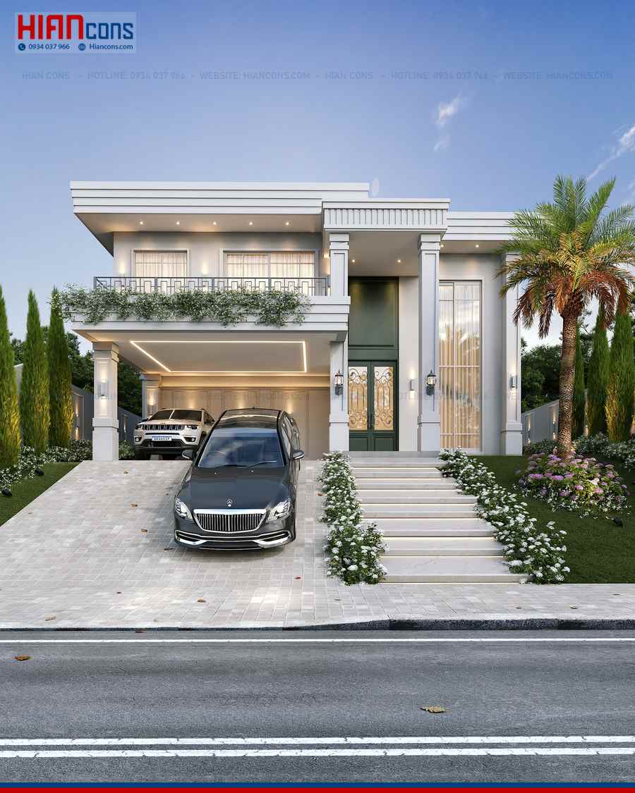 Thiết Kế Biệt Thự Tân Cổ Điển Đẹp