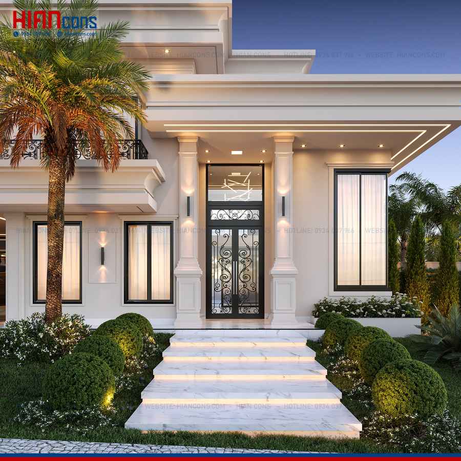 Thiết Kế Biệt Thự Tân Cổ Điển Sang Trọng
