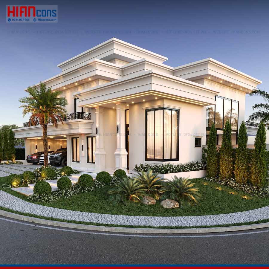 Thiết Kế Biệt Thự Tân Cổ Điển Sang Trọng