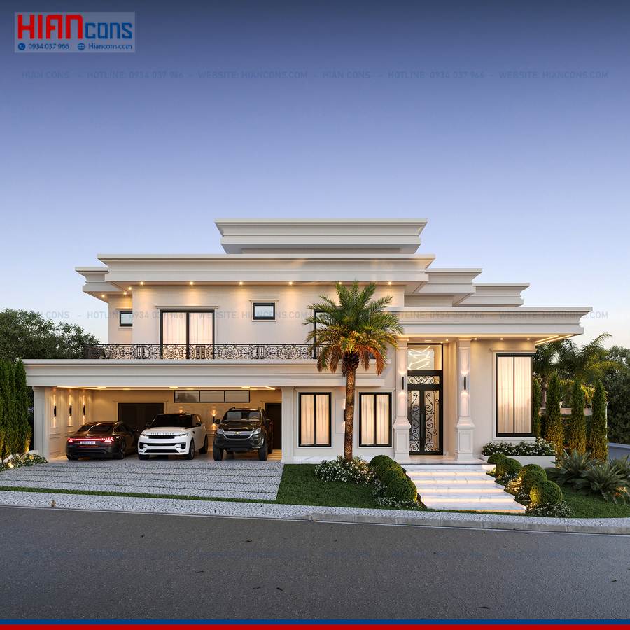 Thiết Kế Biệt Thự Tân Cổ Điển Sang Trọng