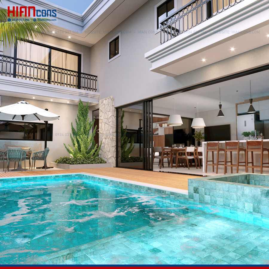 Thiết Kế Biệt Thự Tân Cổ Điển Cao Cấp
