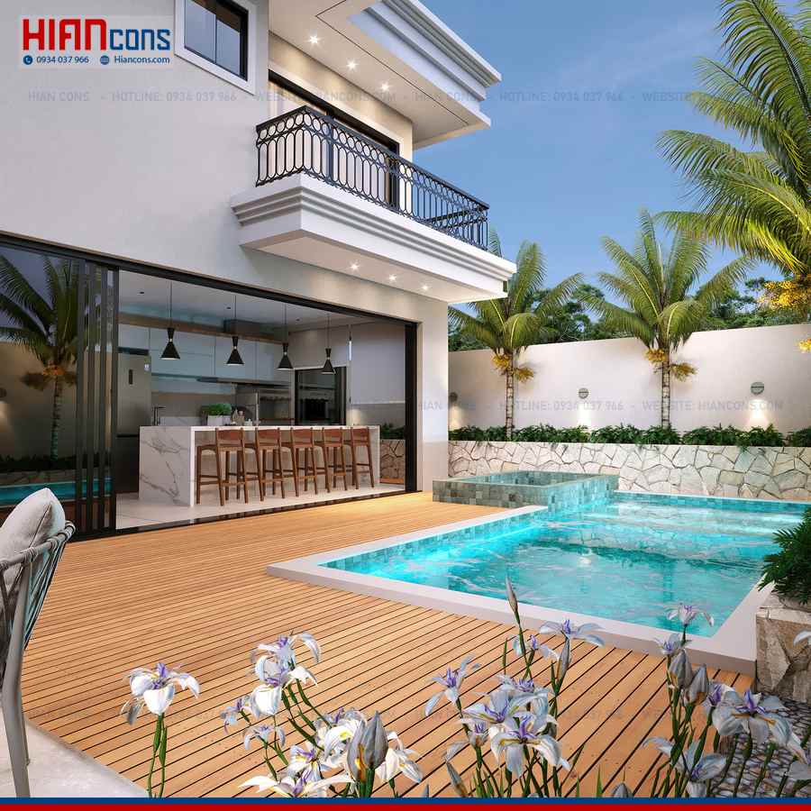Thiết Kế Biệt Thự Tân Cổ Điển Cao Cấp