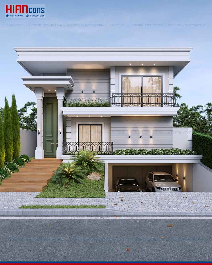 Thiết Kế Biệt Thự Tân Cổ Điển Cao Cấp