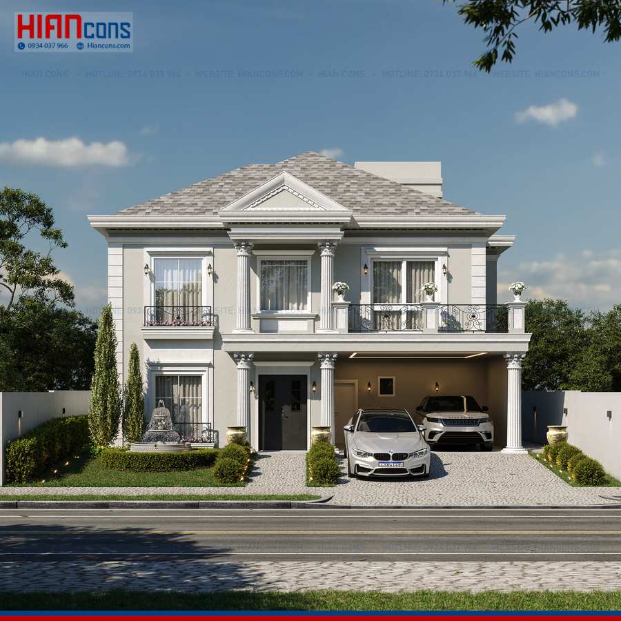 Thiết Kế Biệt Thự Tân Cổ Điển Đẳng Cấp