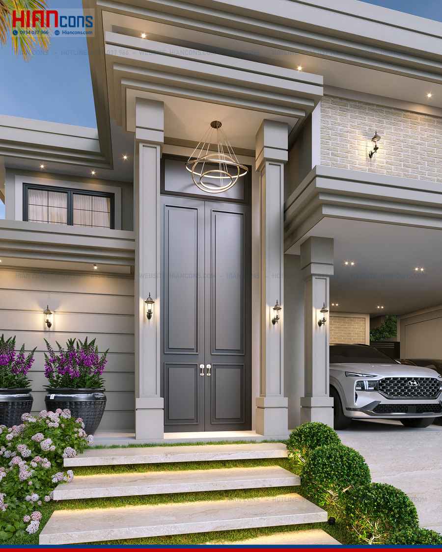 Thiết Kế Biệt Thự Tân Cổ Điển Tinh Tế