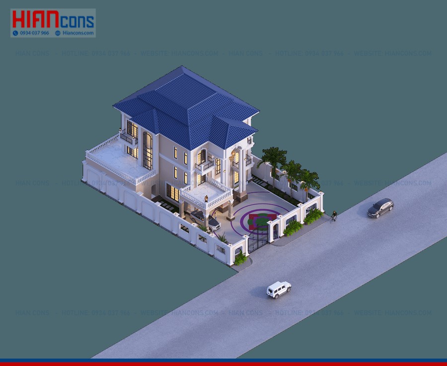 Thi Công Biệt Thự Tân Cổ Điển Đẹp