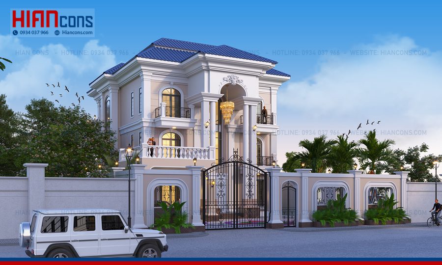 Thi Công Biệt Thự Tân Cổ Điển Đẹp