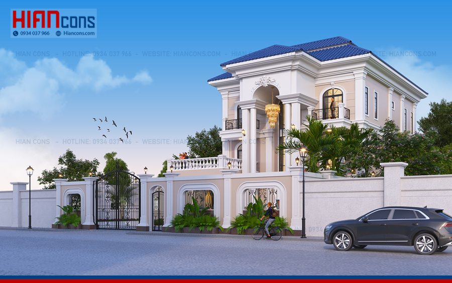 Thi Công Biệt Thự Tân Cổ Điển Đẹp