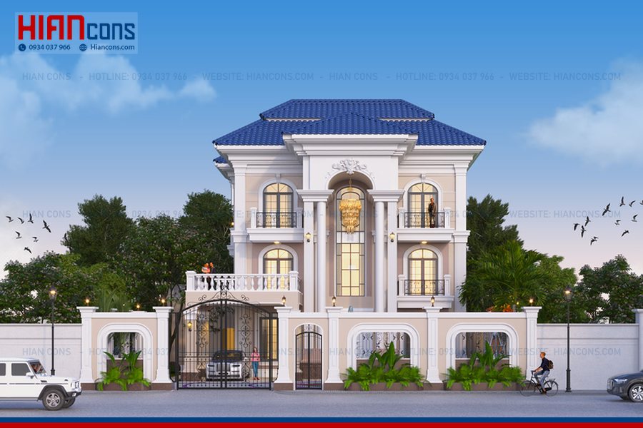 Thi Công Biệt Thự Tân Cổ Điển Đẹp