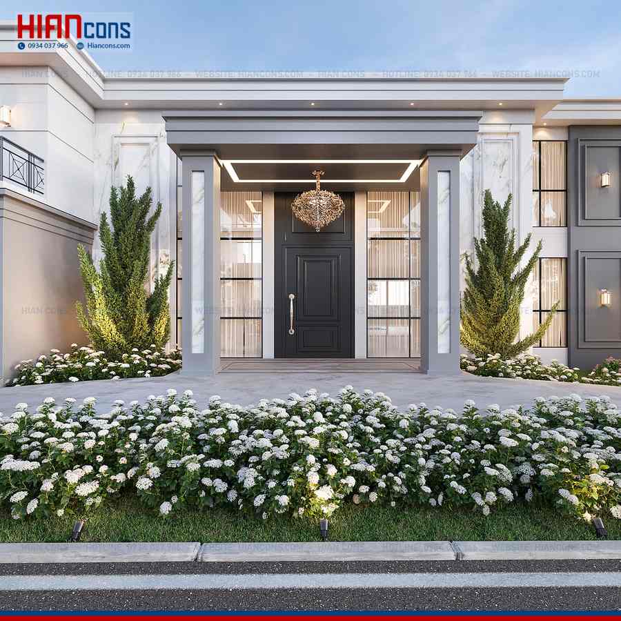 Thi Công Biệt Thự Tân Cổ Điển Sang Trọng