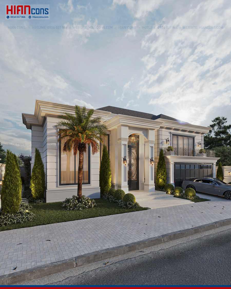 Thi Công Biệt Thự Tân Cổ Điển Cao Cấp