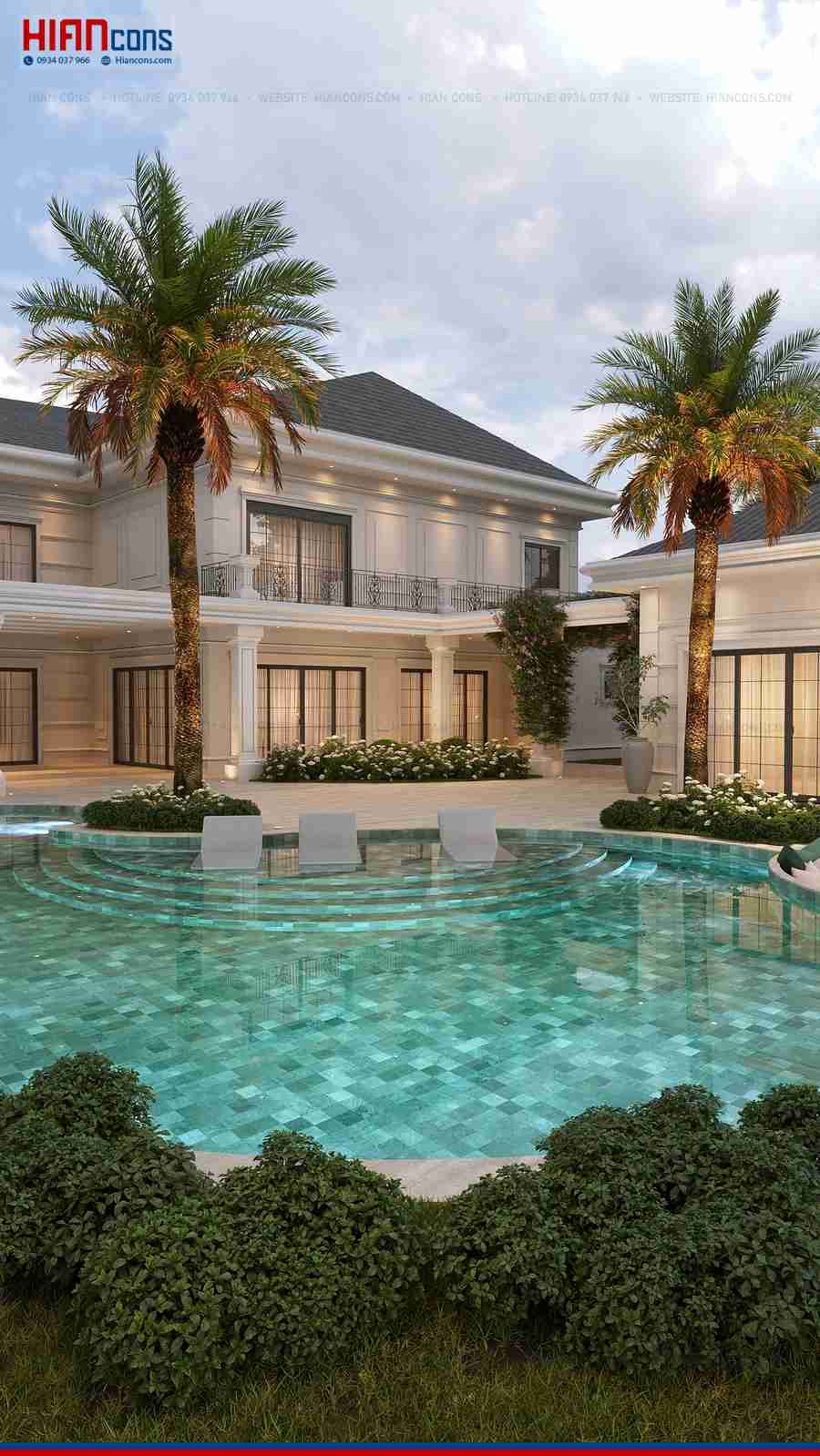 Thi Công Biệt Thự Tân Cổ Điển Đẳng Cấp