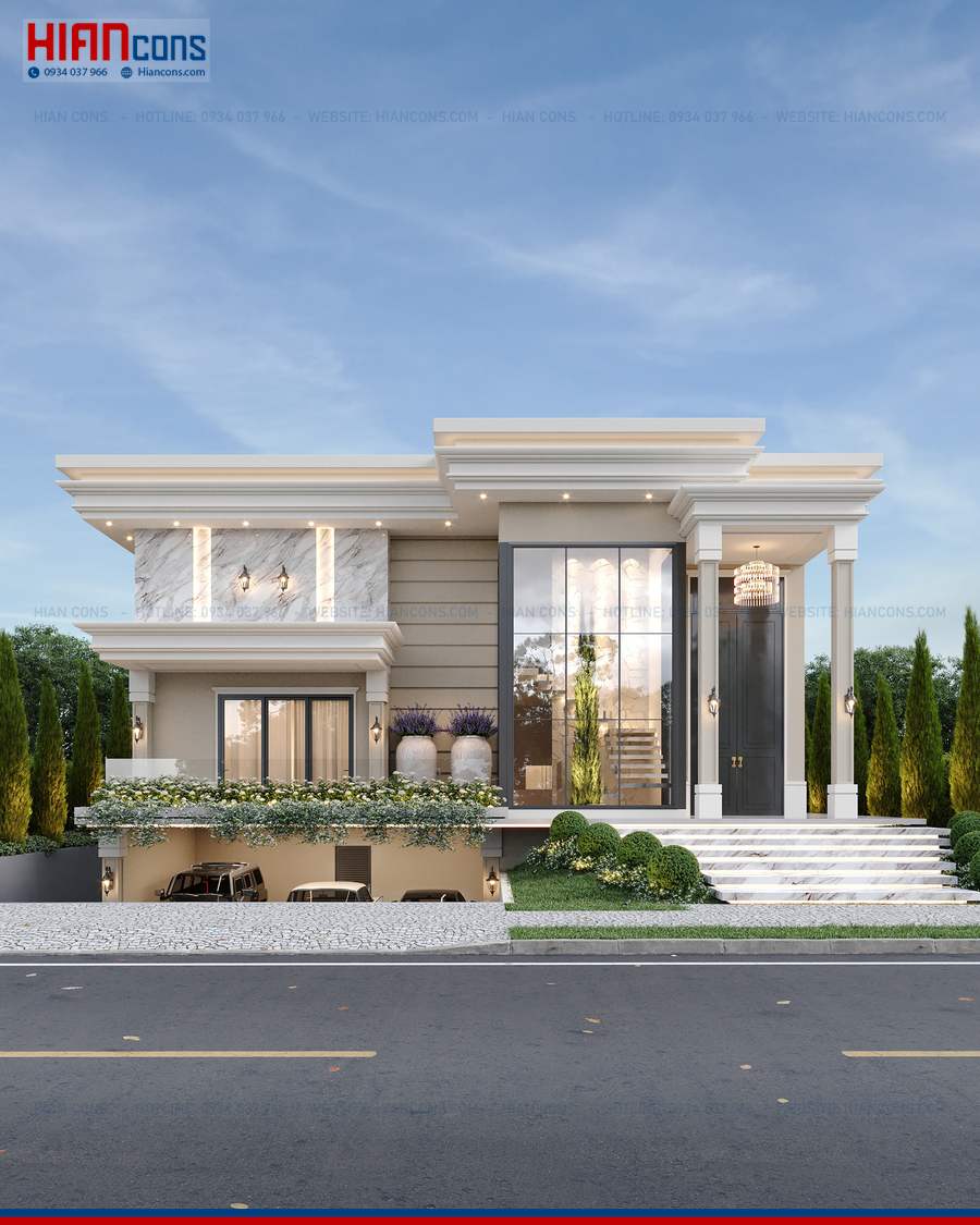 Báo Giá Biệt Thự Tân Cổ Điển Đẹp