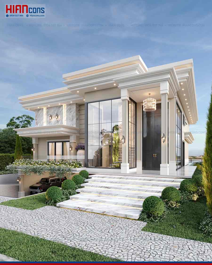 Báo Giá Biệt Thự Tân Cổ Điển Đẹp