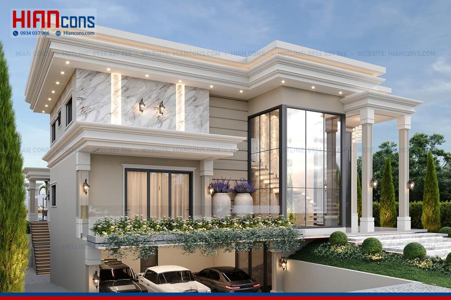 Báo Giá Biệt Thự Tân Cổ Điển Đẹp
