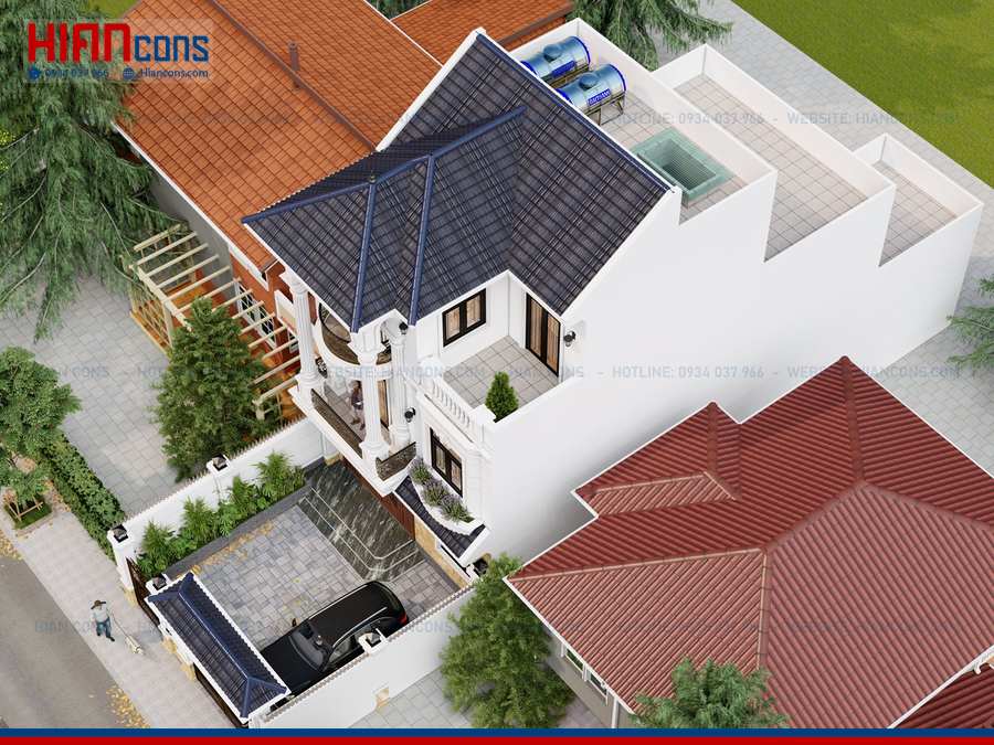 Báo Giá Biệt Thự Tân Cổ Điển 1 Tầng