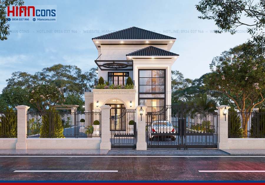 Báo Giá Biệt Thự Tân Cổ Điển 4 Tầng